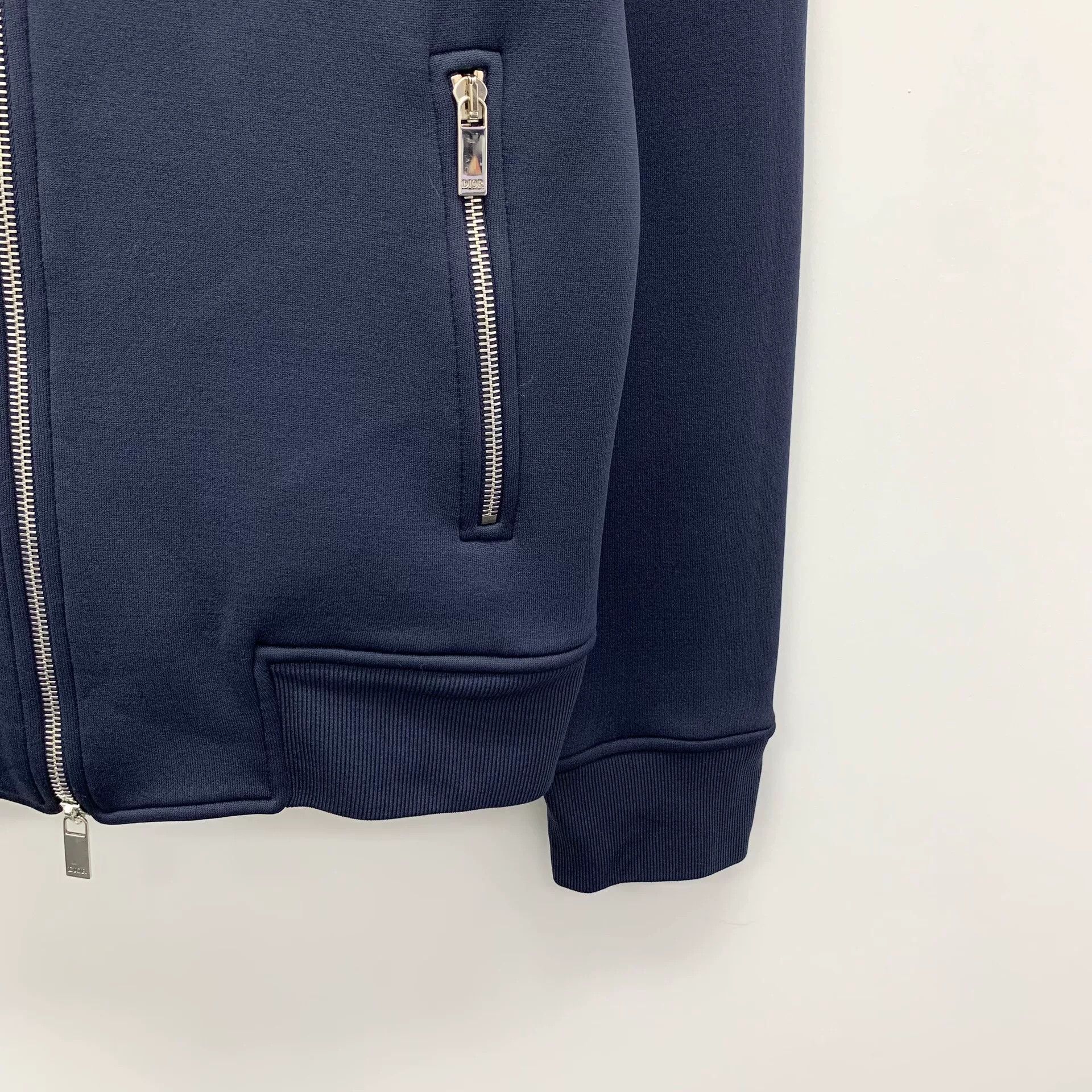 Dior Dior Logo Flocked Collar Zip Jacket Size US M / EU 48-50 / 2 - 4 Thumbnail