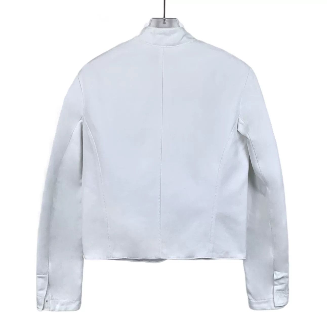 Dior christian dior white logo embroidered jacket Size US XXS / EU 40 - 2 Thumbnail