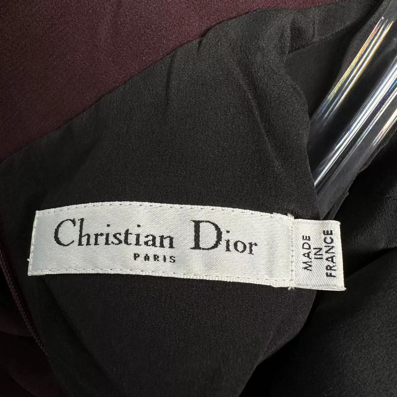 Dior elegant cherry red silk dress by dior Size US 36 / EU 52 - 3 Thumbnail