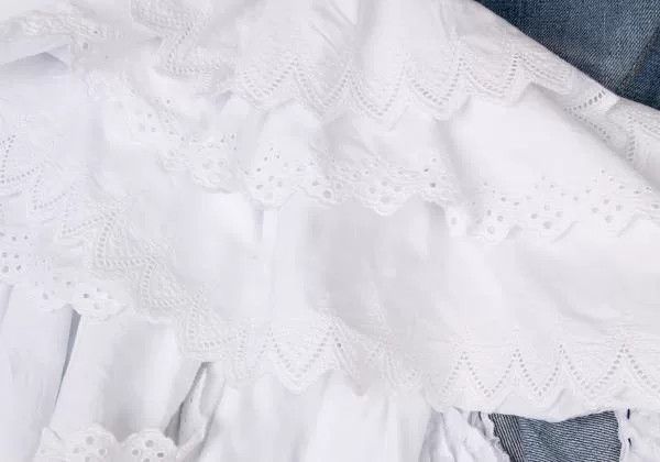 Junya Watanabe junya watanabe denim lace skirt Size US 27 - 5 Thumbnail