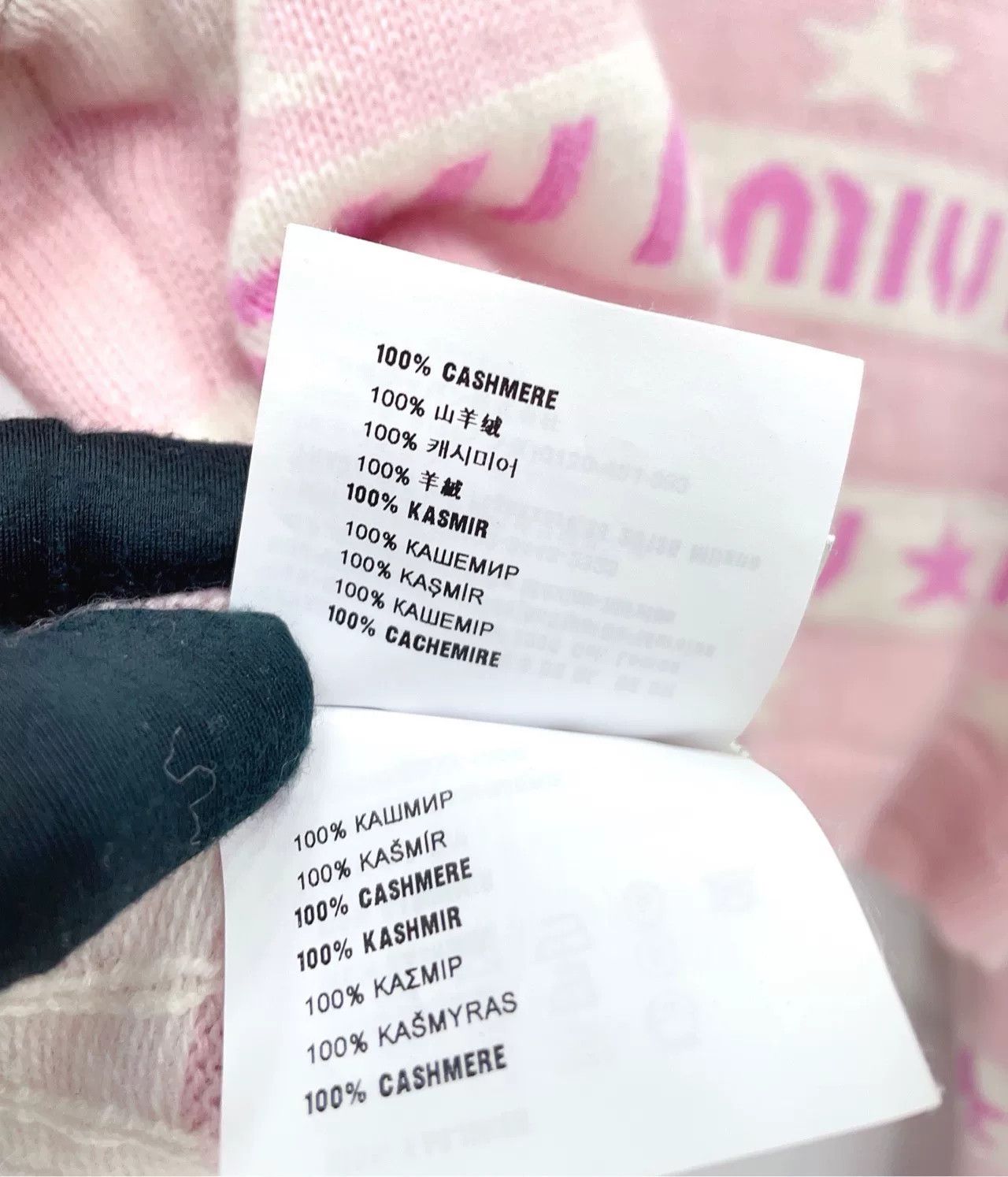 Miu Miu miu miu pink striped logo knit sweater Size US S / EU 44-46 / 1 - 9 Thumbnail