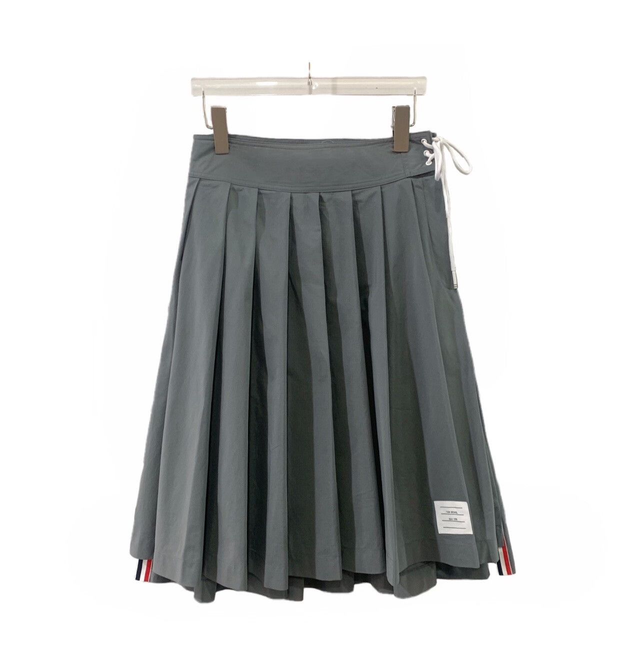 Thom Browne light gray pleated skirt by thom browne Size US 38 / EU 54 - 3 Thumbnail