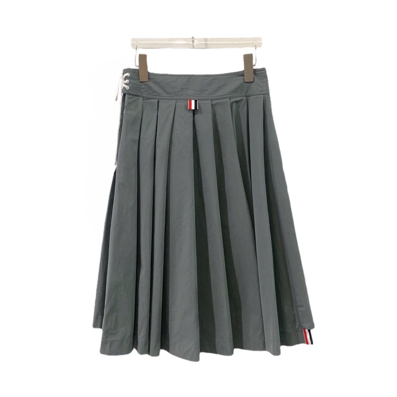 Thom Browne light gray pleated skirt by thom browne Size US 38 / EU 54 - 4 Thumbnail
