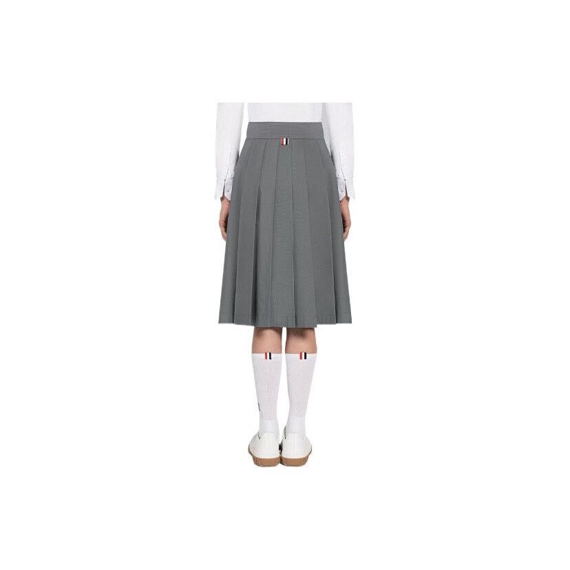 Thom Browne gray pleated skirt by Thom Browne Size US 38 / EU 54 - 2 Thumbnail