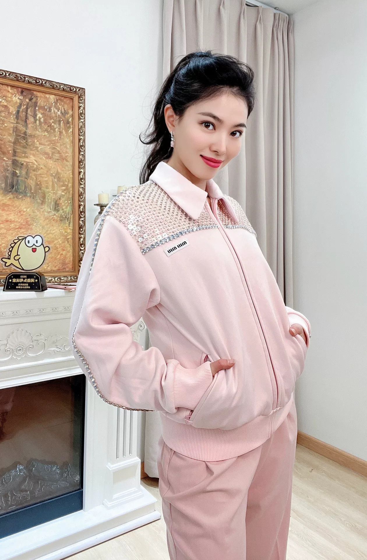 Miu Miu miumiu pink diamond jacket for women Size US XS / EU 42 / 0 - 4 Thumbnail