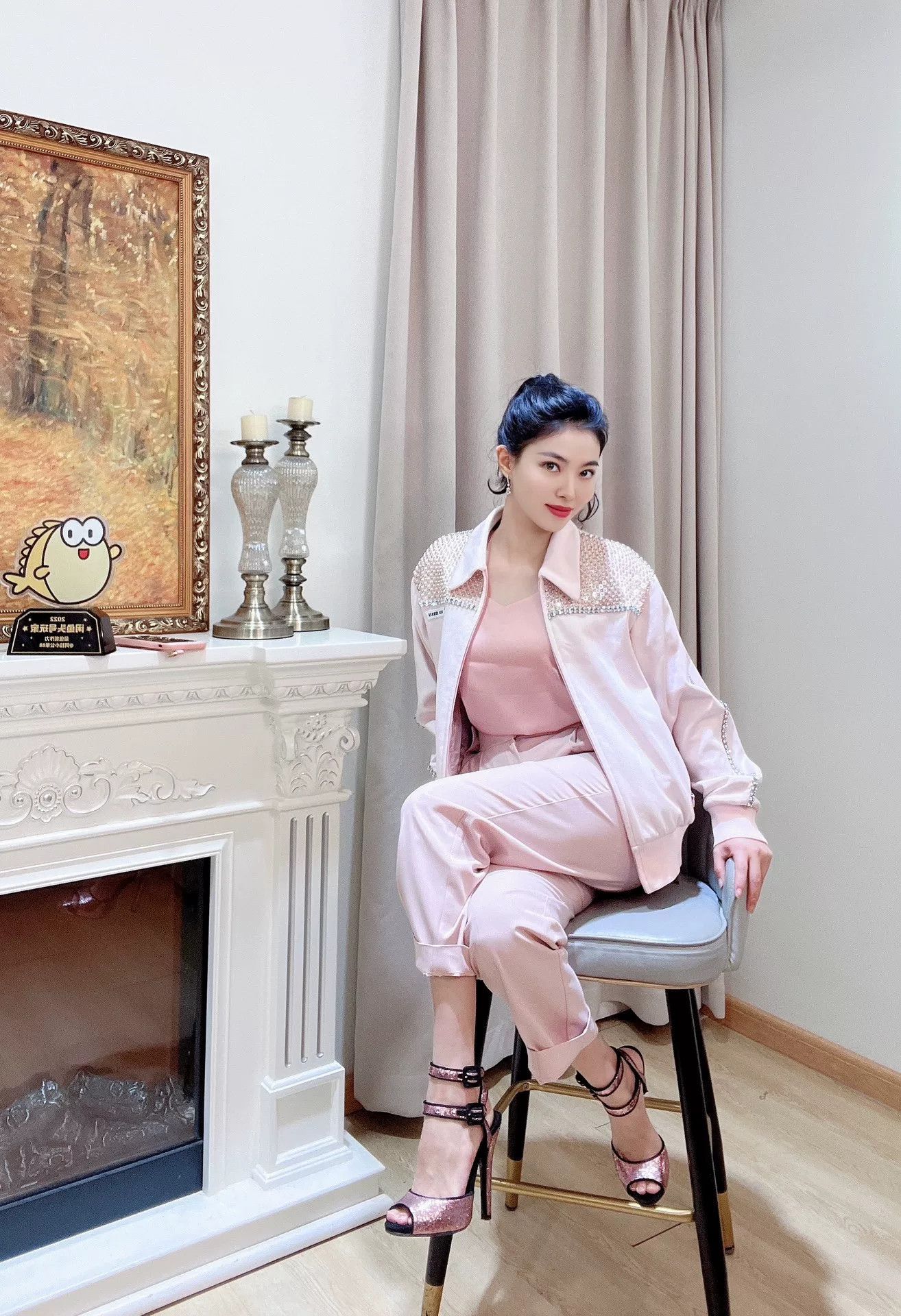 Miu Miu miumiu pink diamond jacket for women Size US XS / EU 42 / 0 - 7 Thumbnail