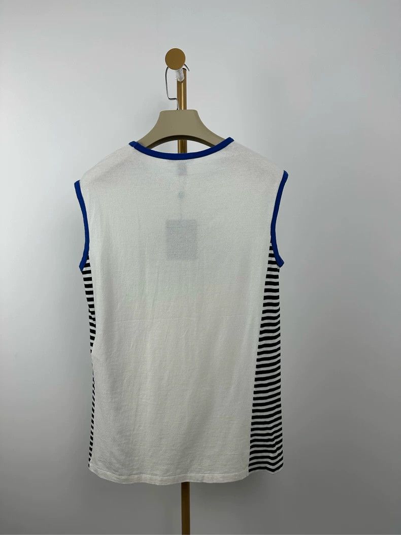 Louis Vuitton LV White Logo Embroidered Tank Dress XS Size US XS / EU 42 / 0 - 2 Thumbnail
