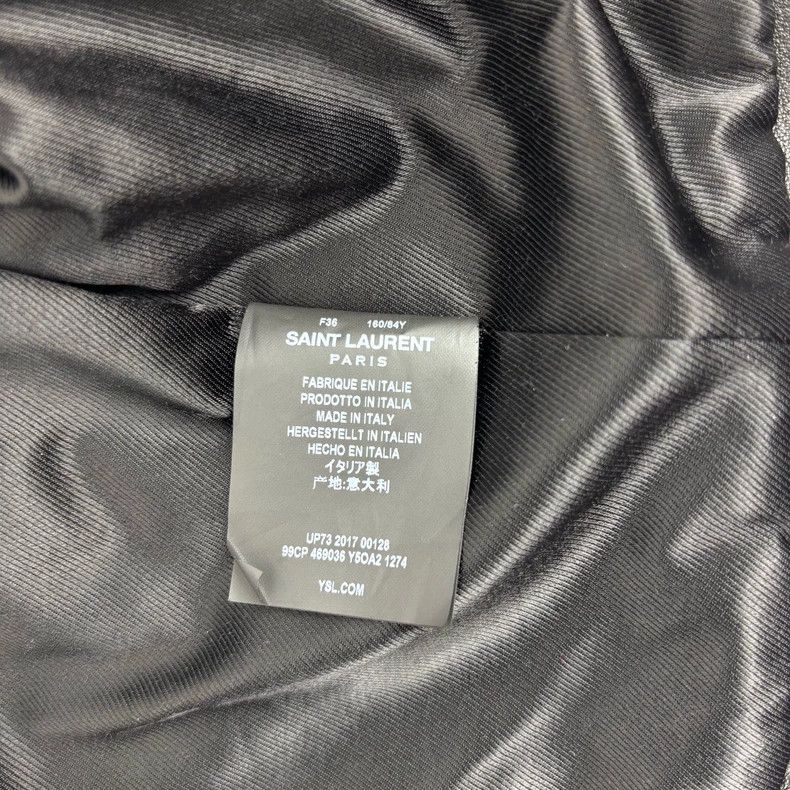 Saint Laurent Paris YSL Leather Biker Jacket Size 36 Size US S / EU 44-46 / 1 - 4 Thumbnail