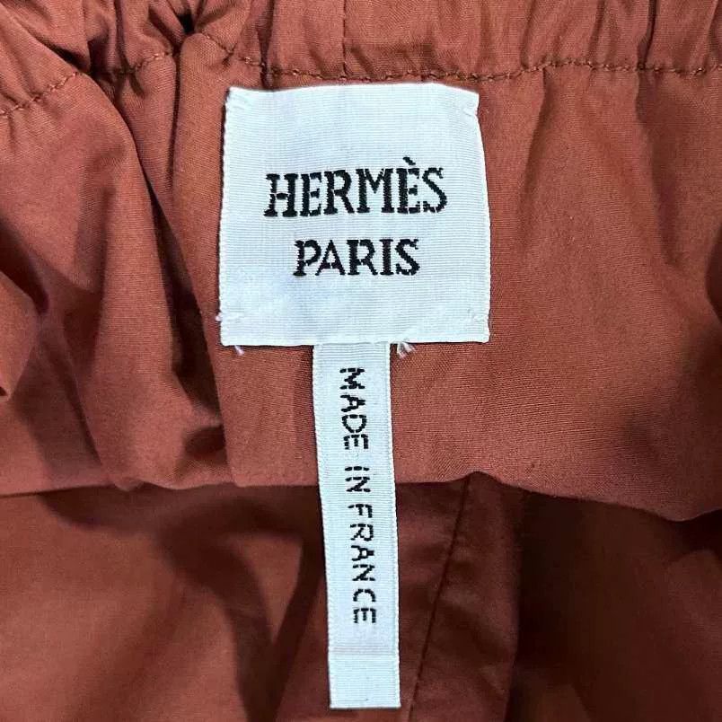 Hermes HERMES Brown Calfskin Leather Shorts Size US 38 / EU 54 - 5 Thumbnail