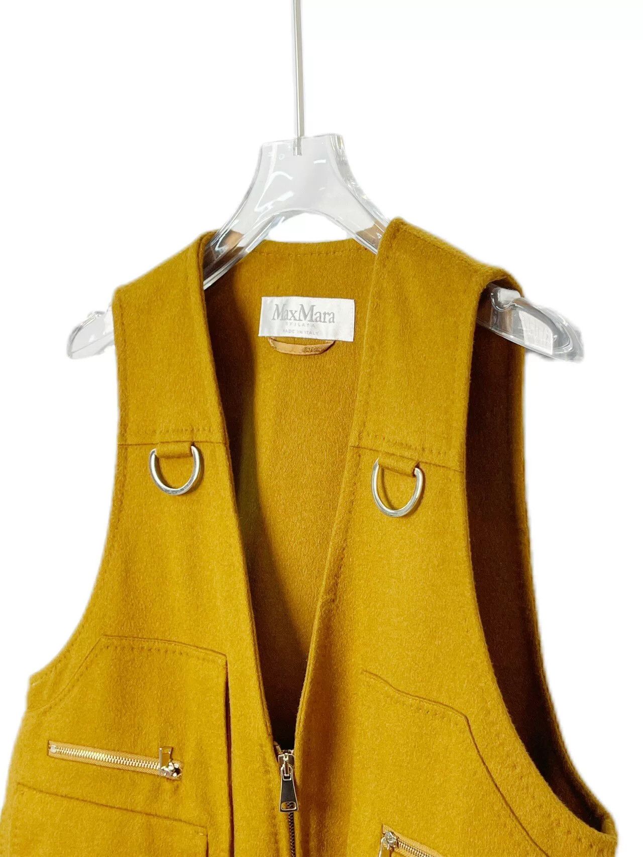 Max Mara maxmara brown sleeveless vest with pockets Size US M / EU 48-50 / 2 - 4 Thumbnail