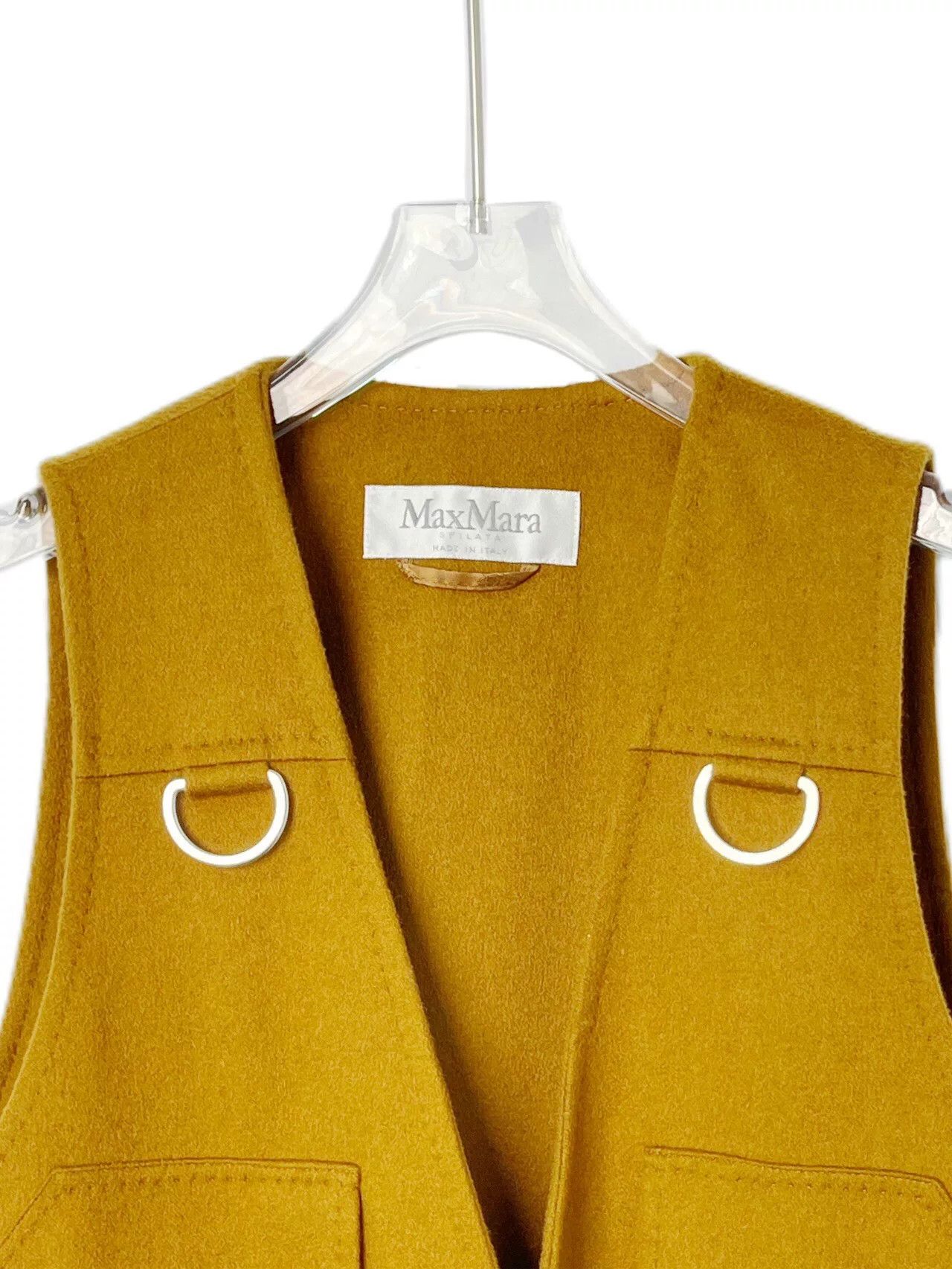 Max Mara maxmara brown sleeveless vest with pockets Size US M / EU 48-50 / 2 - 3 Thumbnail