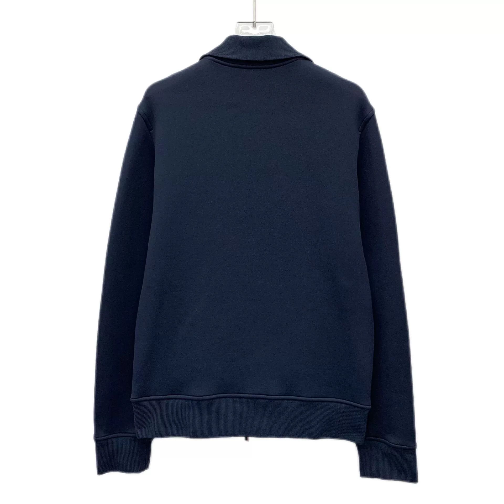 Dior Dior Blue Logo Flocked Collar Zip Jacket Coat Size US M / EU 48-50 / 2 - 2 Thumbnail
