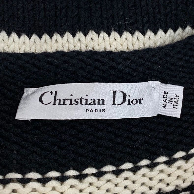 Dior Dior Striped Side Button Cotton Sweater Size US S / EU 44-46 / 1 - 5 Thumbnail