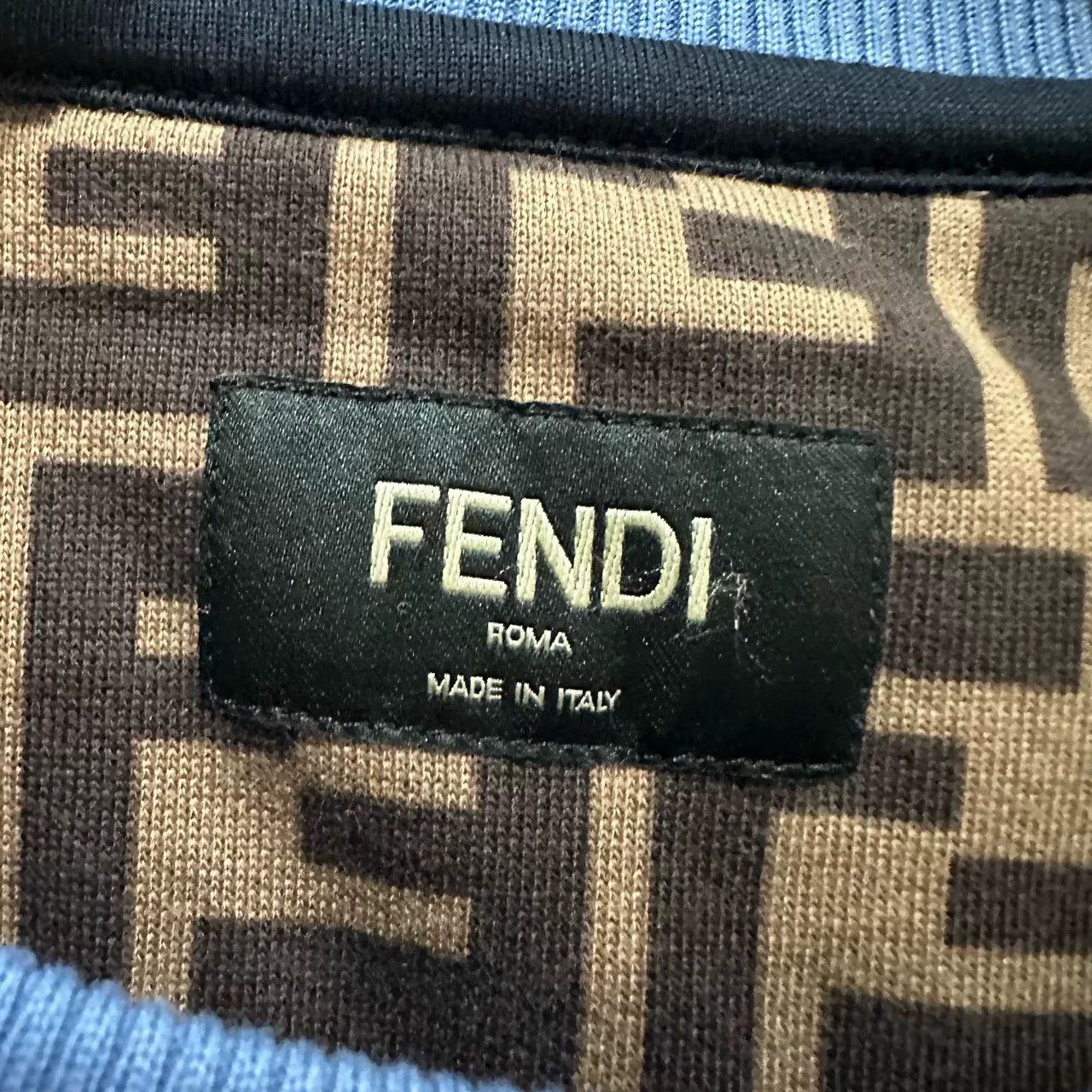 Fendi Fendi FF Logo Print Crewneck Sweatshirt Size US M / EU 48-50 / 2 - 5 Thumbnail