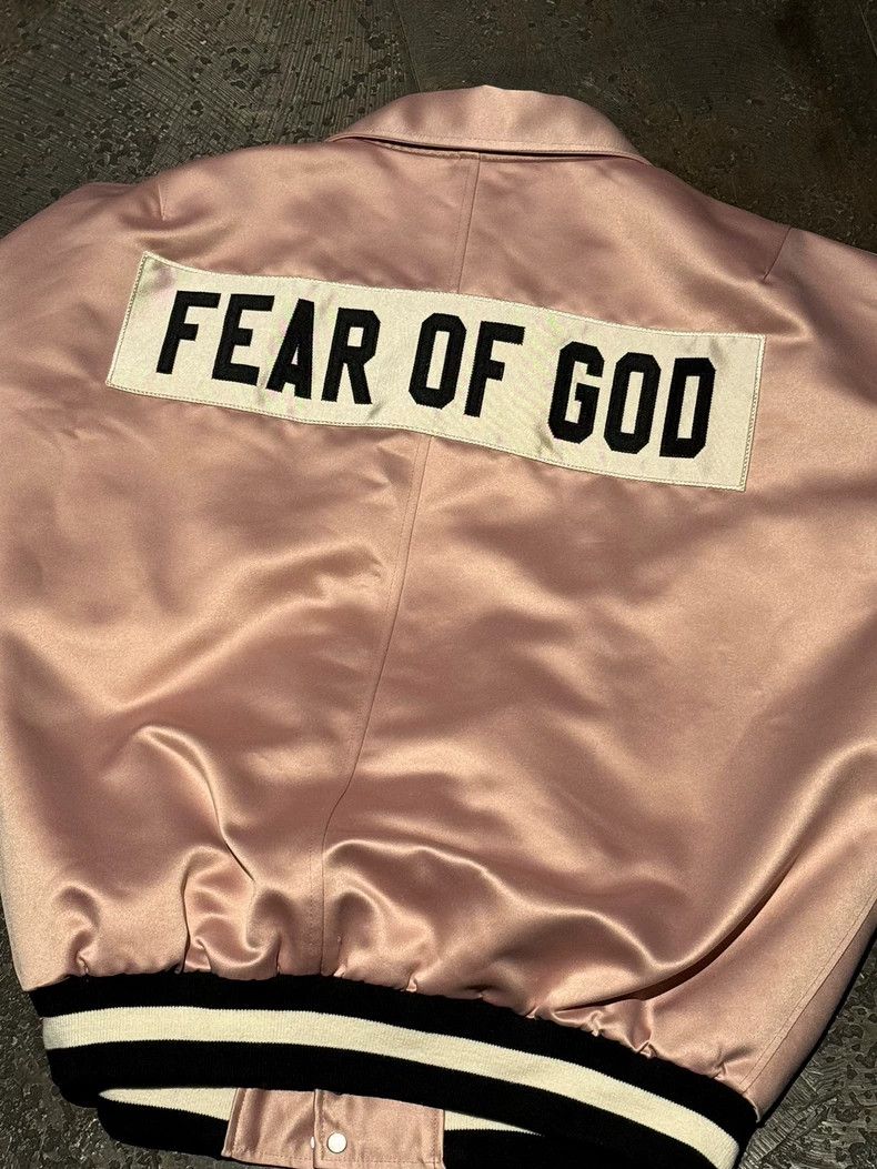 Fear of God Fear of God 5th Pink Silk Jacket Size US XL / EU 56 / 4 - 4 Thumbnail