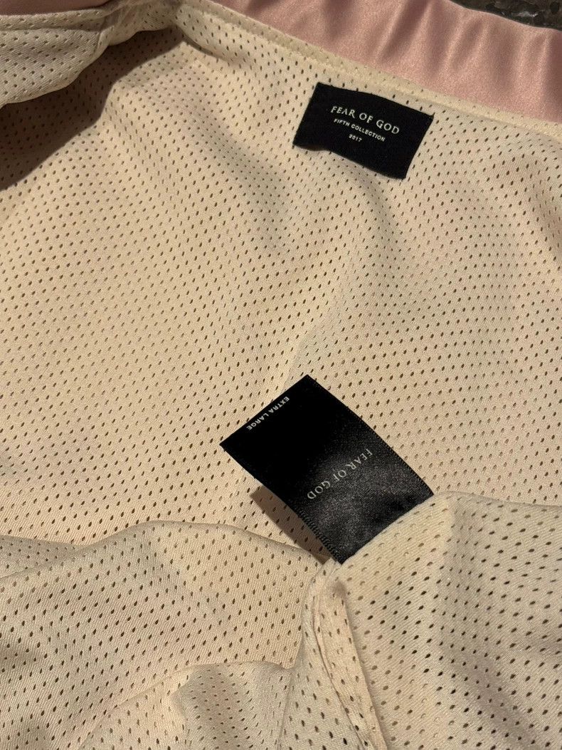 Fear of God Fear of God 5th Pink Silk Jacket Size US XL / EU 56 / 4 - 6 Thumbnail