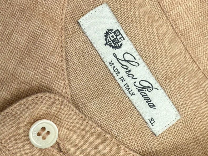 Loro Piana Loro Piana Pink Linen Shirt XL Size US XL / EU 56 / 4 - 6 Thumbnail