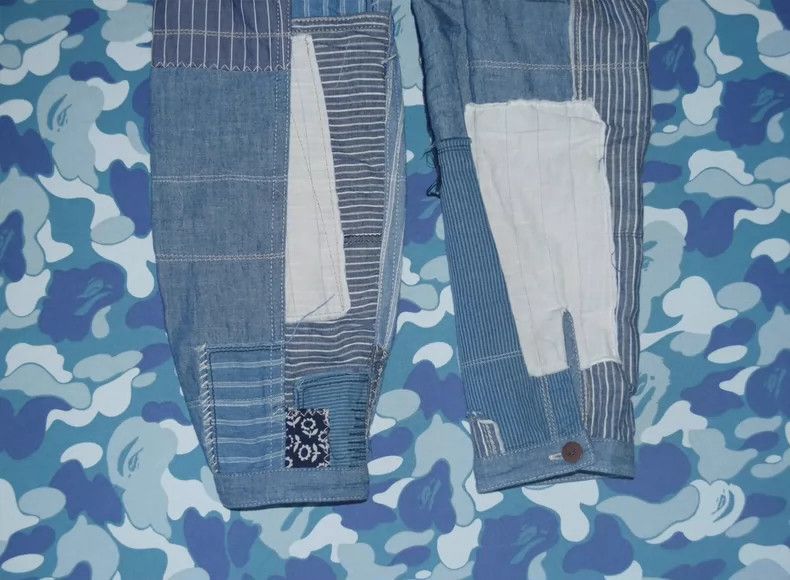 Junya Watanabe Junya Watanabe MAN Boro Patchwork Shirt Size US S / EU 44-46 / 1 - 7 Thumbnail