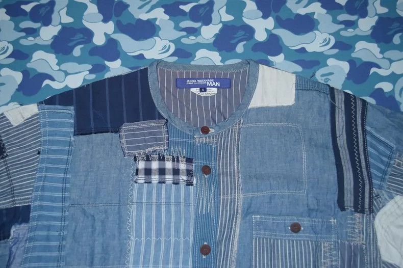 Junya Watanabe Junya Watanabe MAN Boro Patchwork Shirt Size US S / EU 44-46 / 1 - 3 Thumbnail