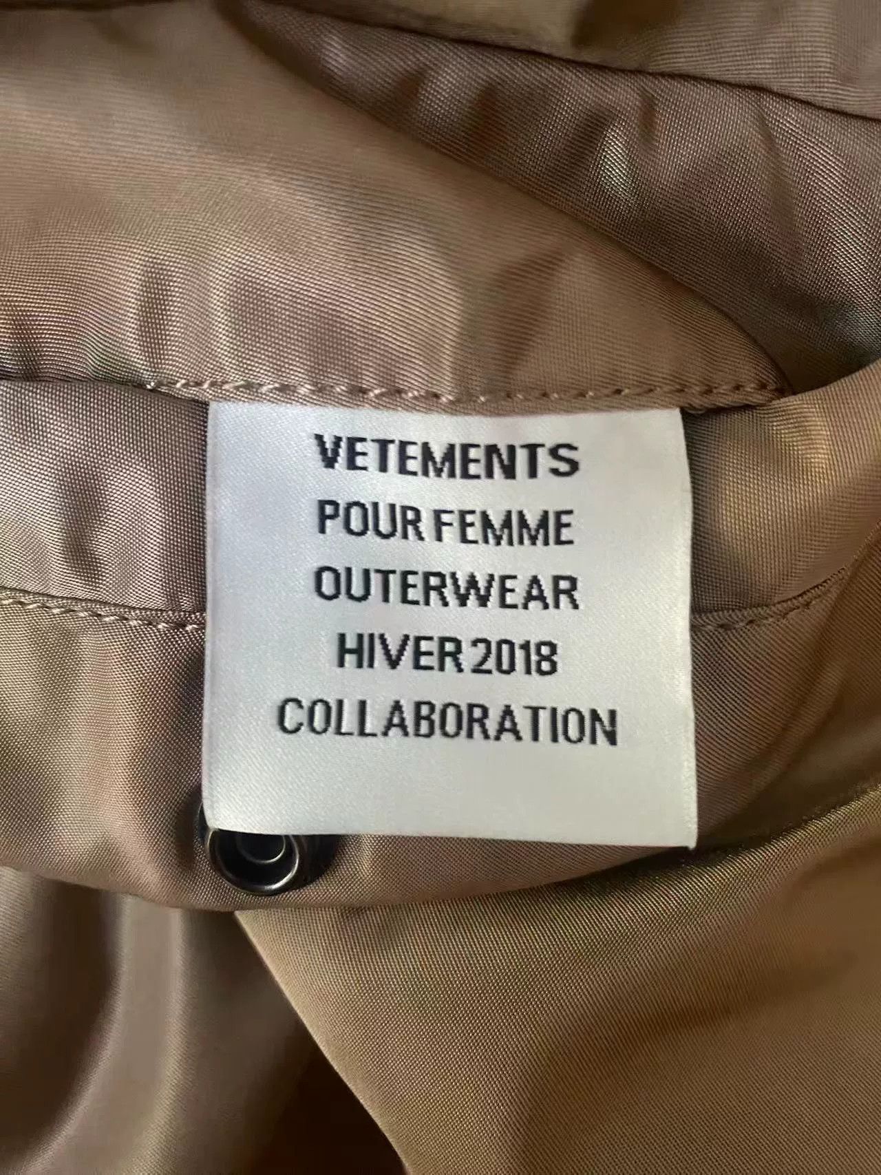 Vetements VETEMENTS 18ss Cotton Bomber Jacket Size US S / EU 44-46 / 1 - 7 Thumbnail