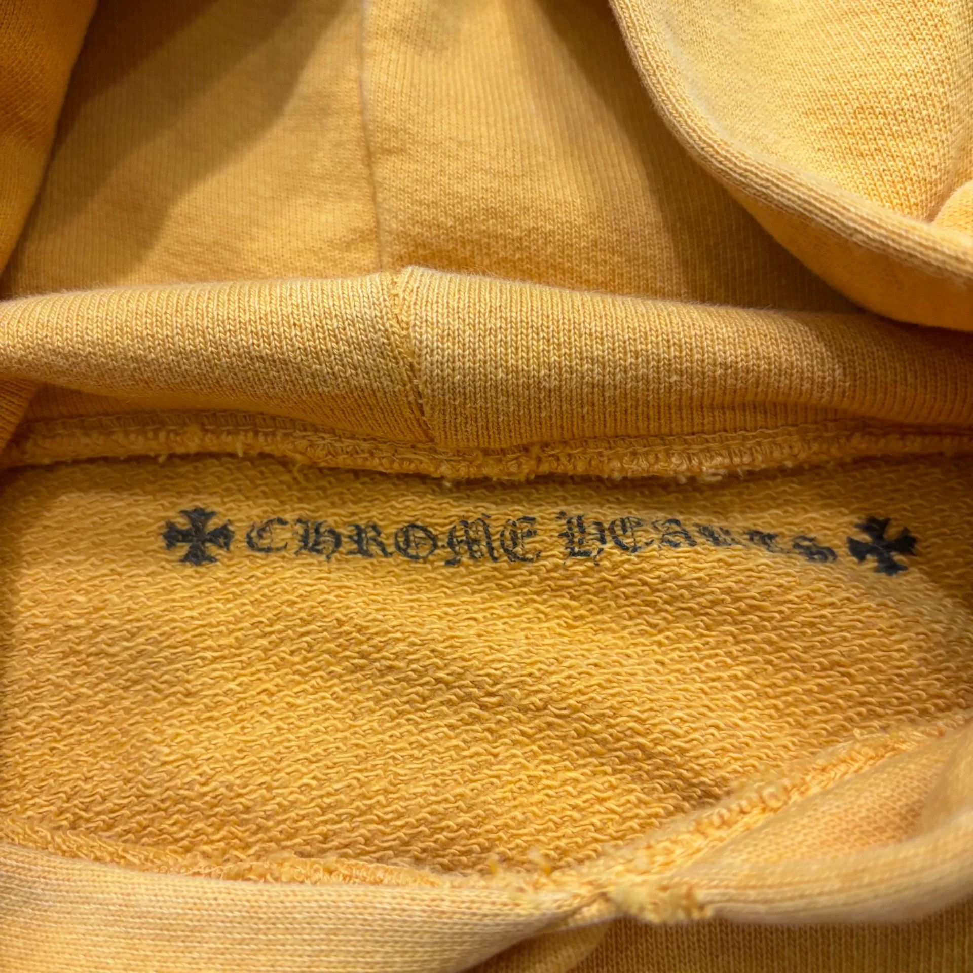 Chrome Hearts Chrome Hearts Yellow Hoodie Sweatshirt Size US XS / EU 42 / 0 - 2 Thumbnail