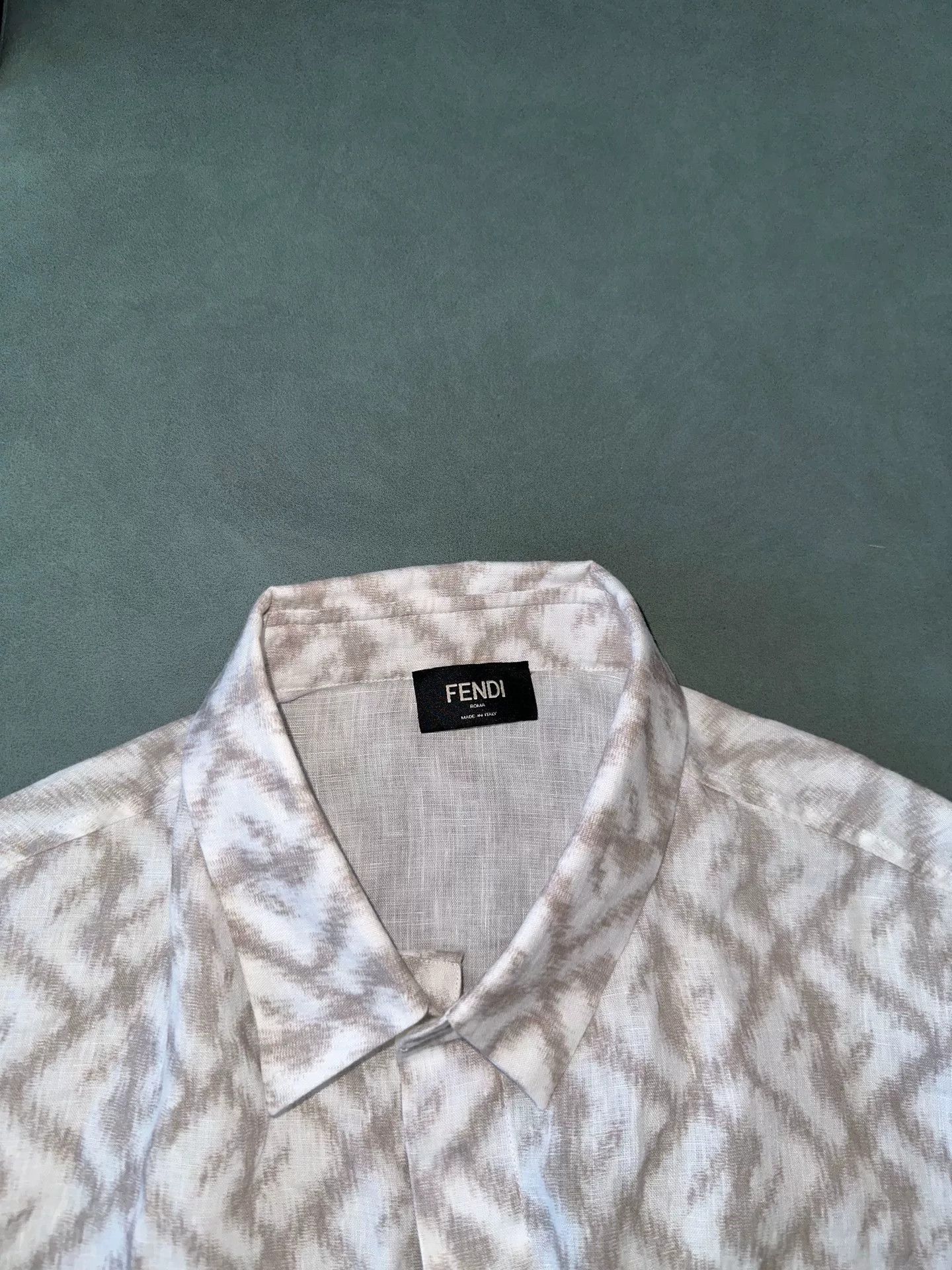 Fendi Fendi SS23 Monogram Short Sleeve Shirt Size US L / EU 52-54 / 3 - 2 Thumbnail
