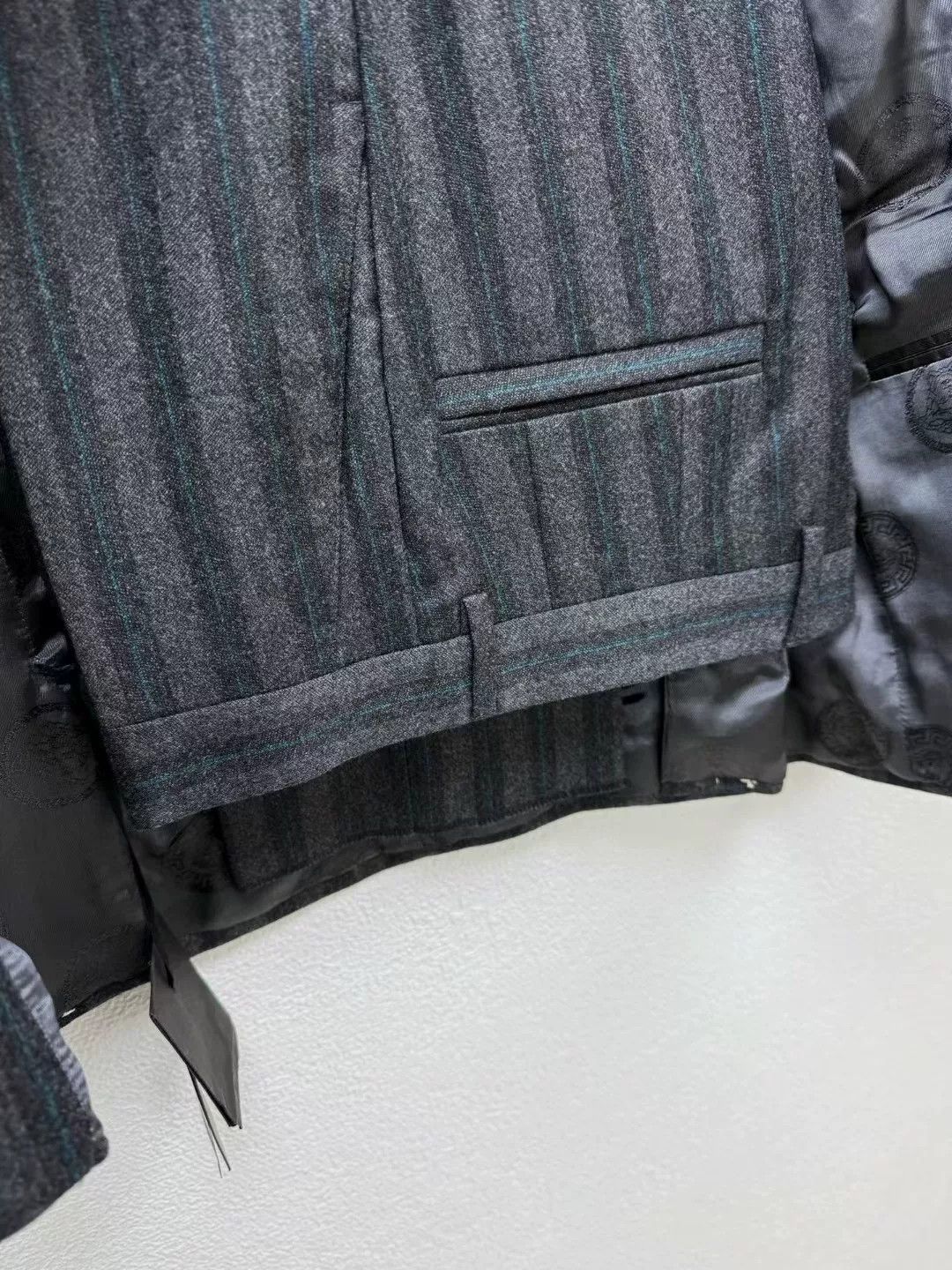Versace VERSACE Wool Cashmere Suit Set Size US XL / EU 56 / 4 - 5 Thumbnail