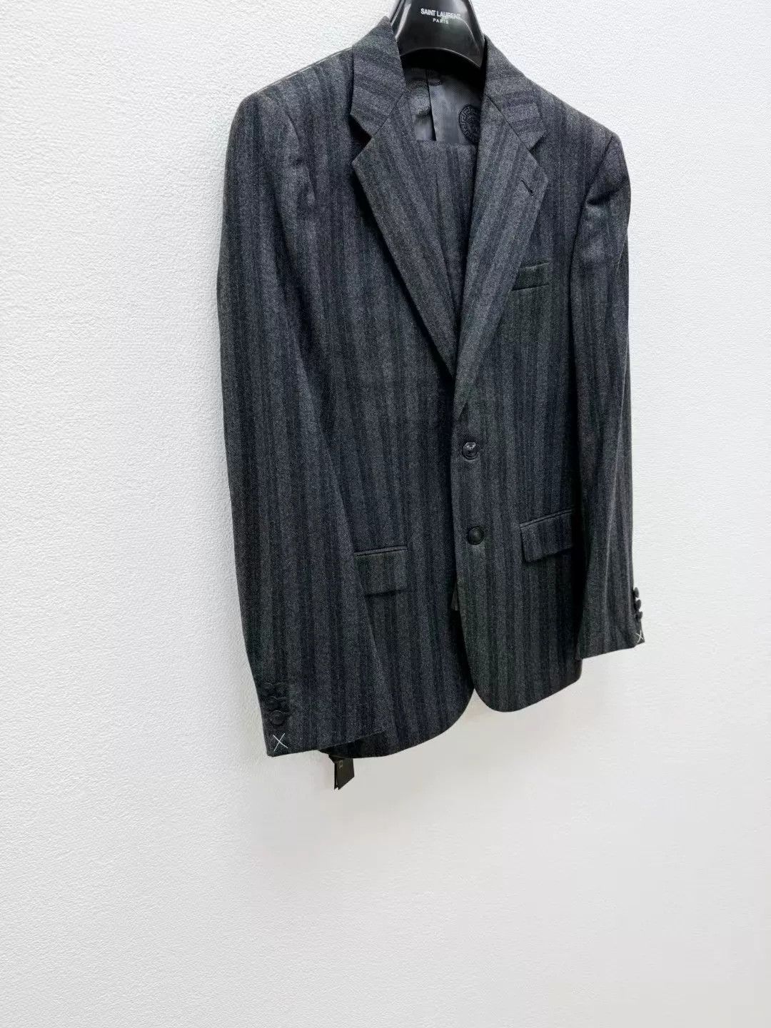 Versace VERSACE Wool Cashmere Suit Set Size US XL / EU 56 / 4 - 2 Thumbnail