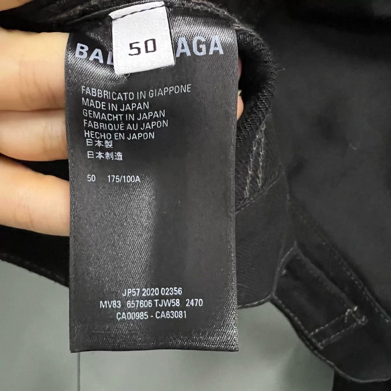 Balenciaga Balenciaga Black Denim Hooded Jacket Size US L / EU 52-54 / 3 - 3 Thumbnail