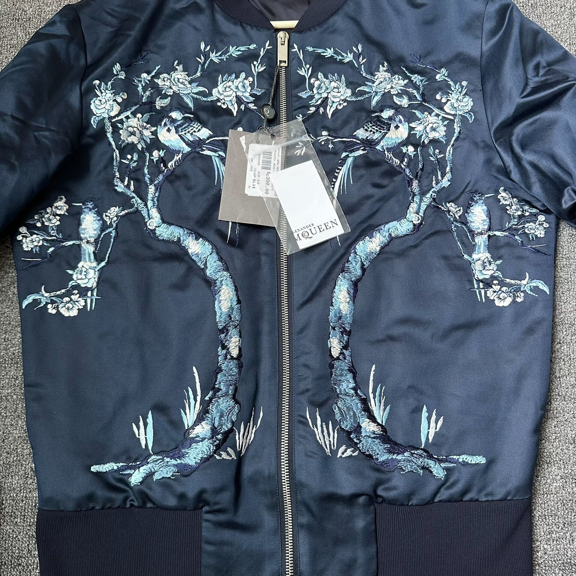 Alexander McQueen Embroidered Baseball Jacket