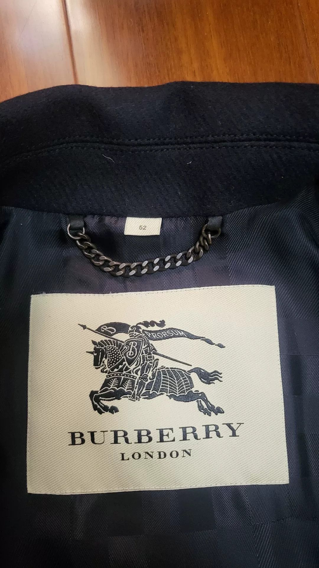 Burberry burberry navy peacoat in pristine condition Size US XXL / EU 58 / 5 - 3 Thumbnail