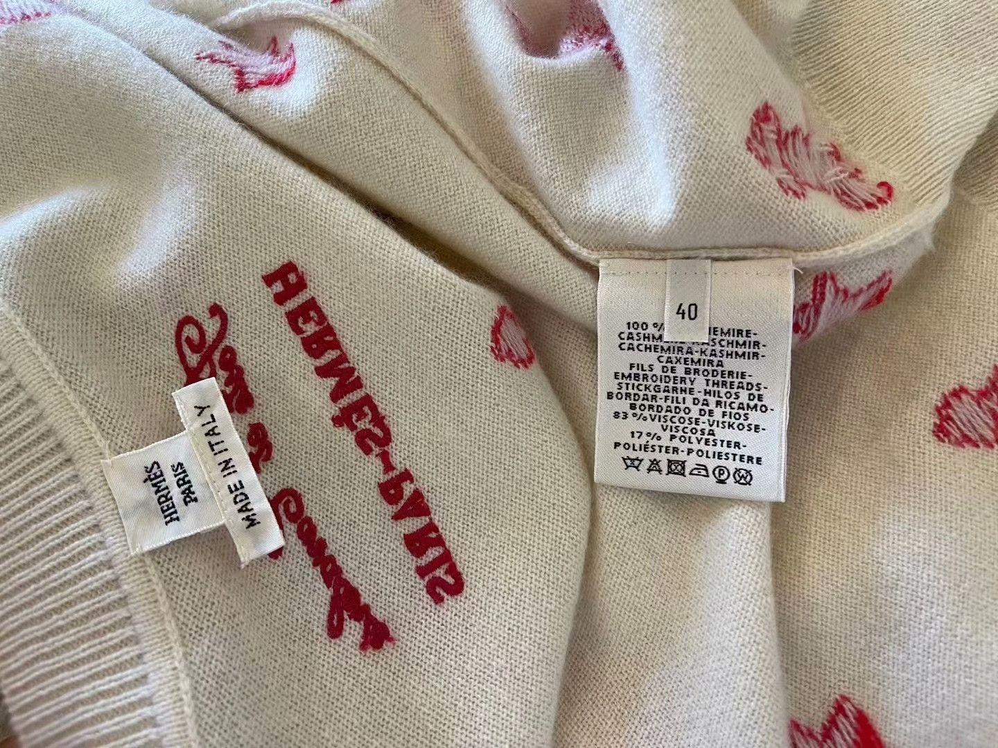 Hermes hermès cashmere sweater size 40 Size US L / EU 52-54 / 3 - 7 Thumbnail