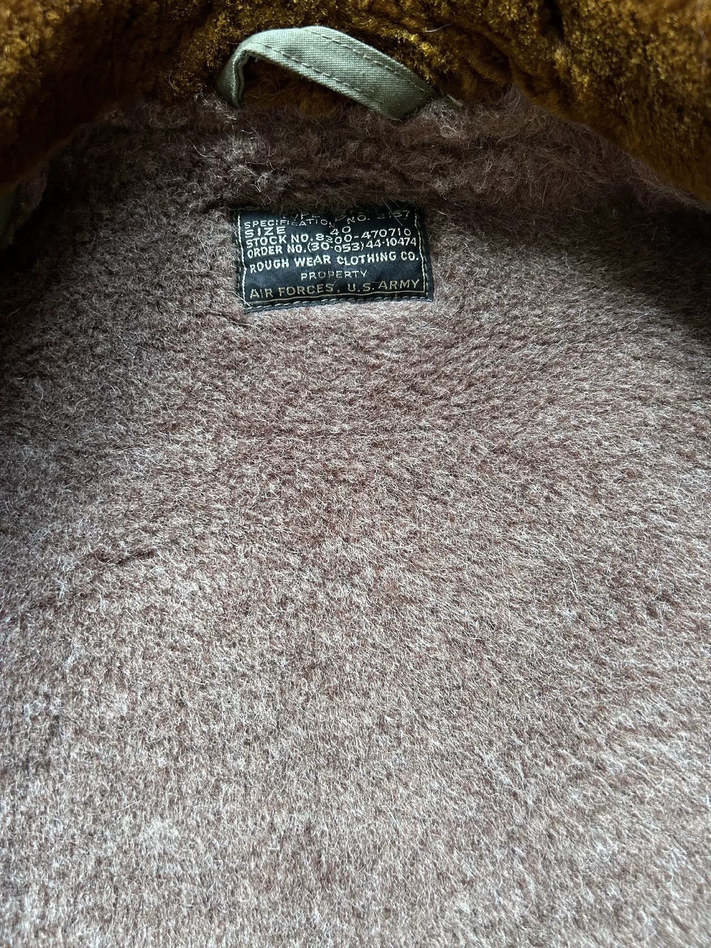 The Real McCoy's real mccoy B10 flight jacket with fur collar Size US L / EU 52-54 / 3 - 8 Thumbnail