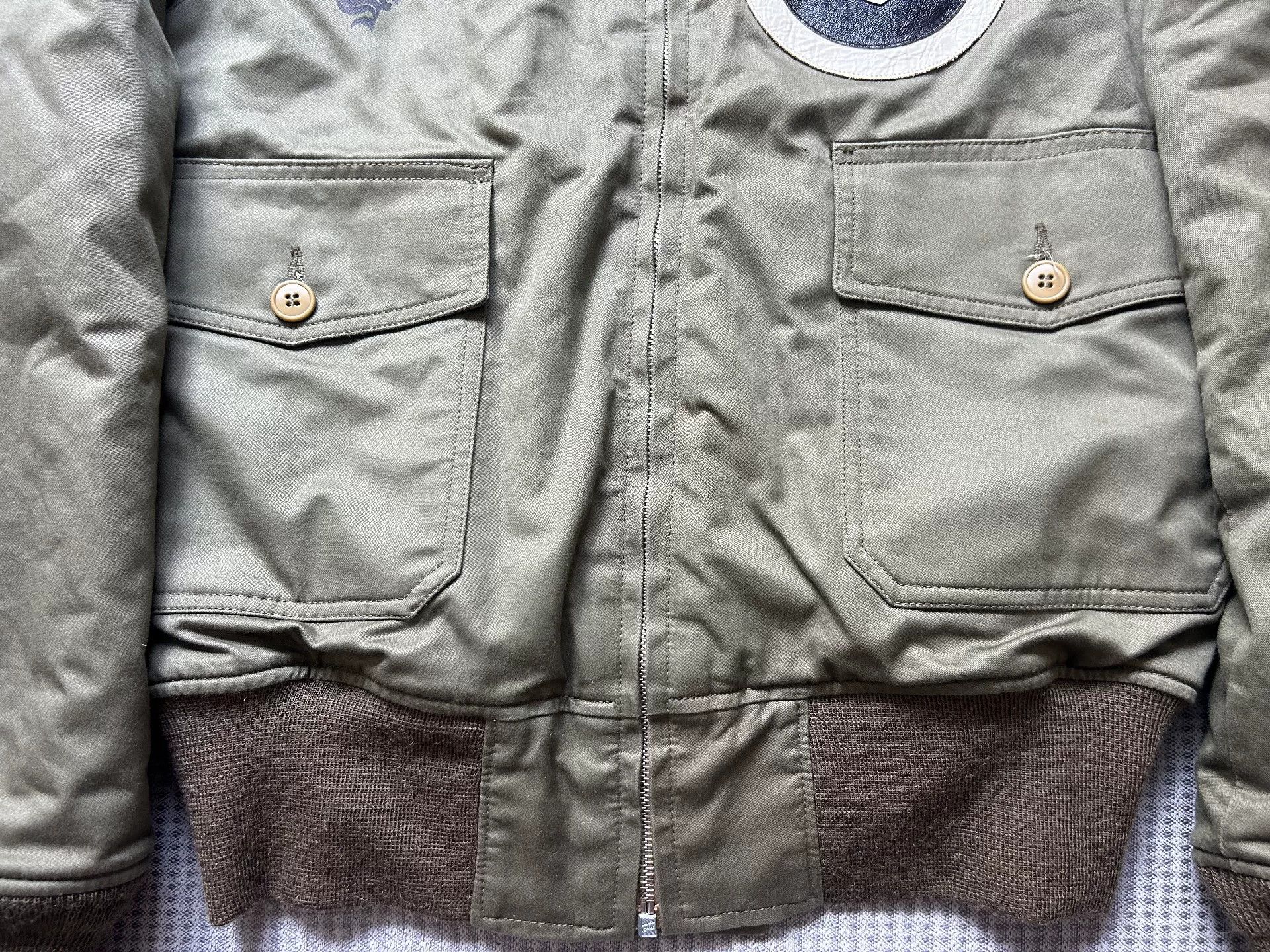 The Real McCoy's real mccoy B10 flight jacket with fur collar Size US L / EU 52-54 / 3 - 4 Thumbnail