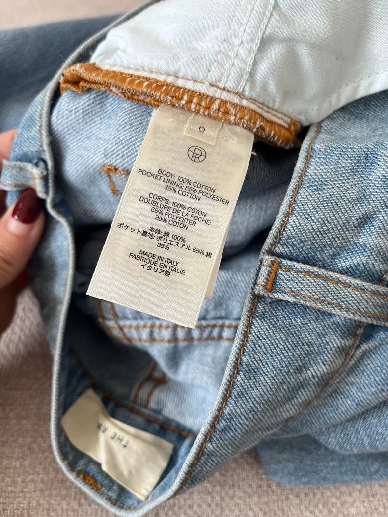 The Row The Row Long Flared Denim Jeans Size US 26 / EU 42 - 3 Thumbnail