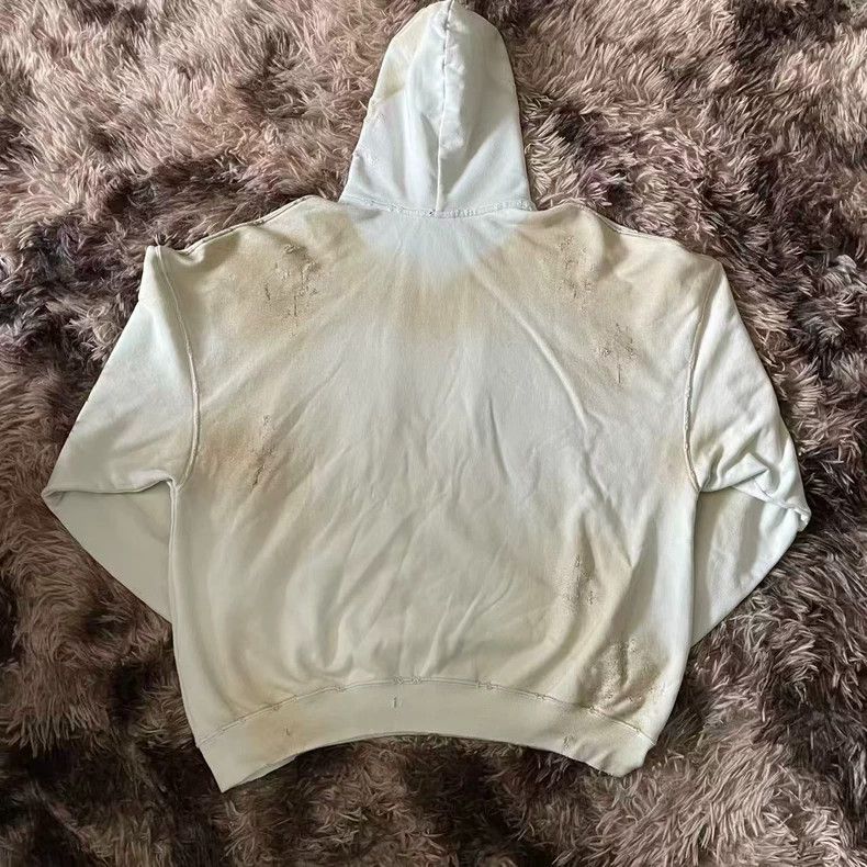 Balenciaga Balenciaga Logo Print Hoodie White Size US L / EU 52-54 / 3 - 2 Thumbnail