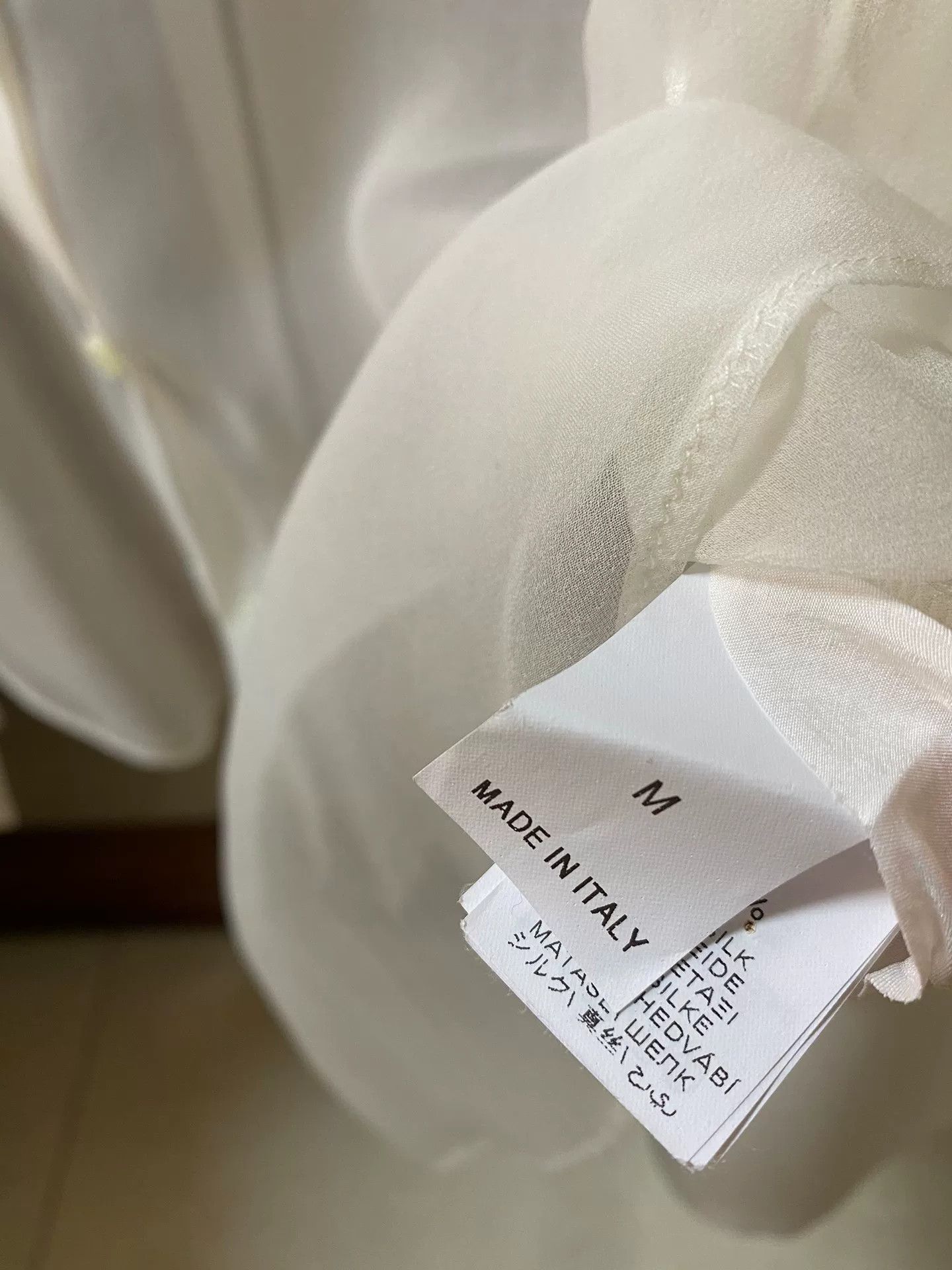 Brunello Cucinelli Brunello Cucinelli Organza Women's Shirt Size US M / EU 48-50 / 2 - 5 Thumbnail
