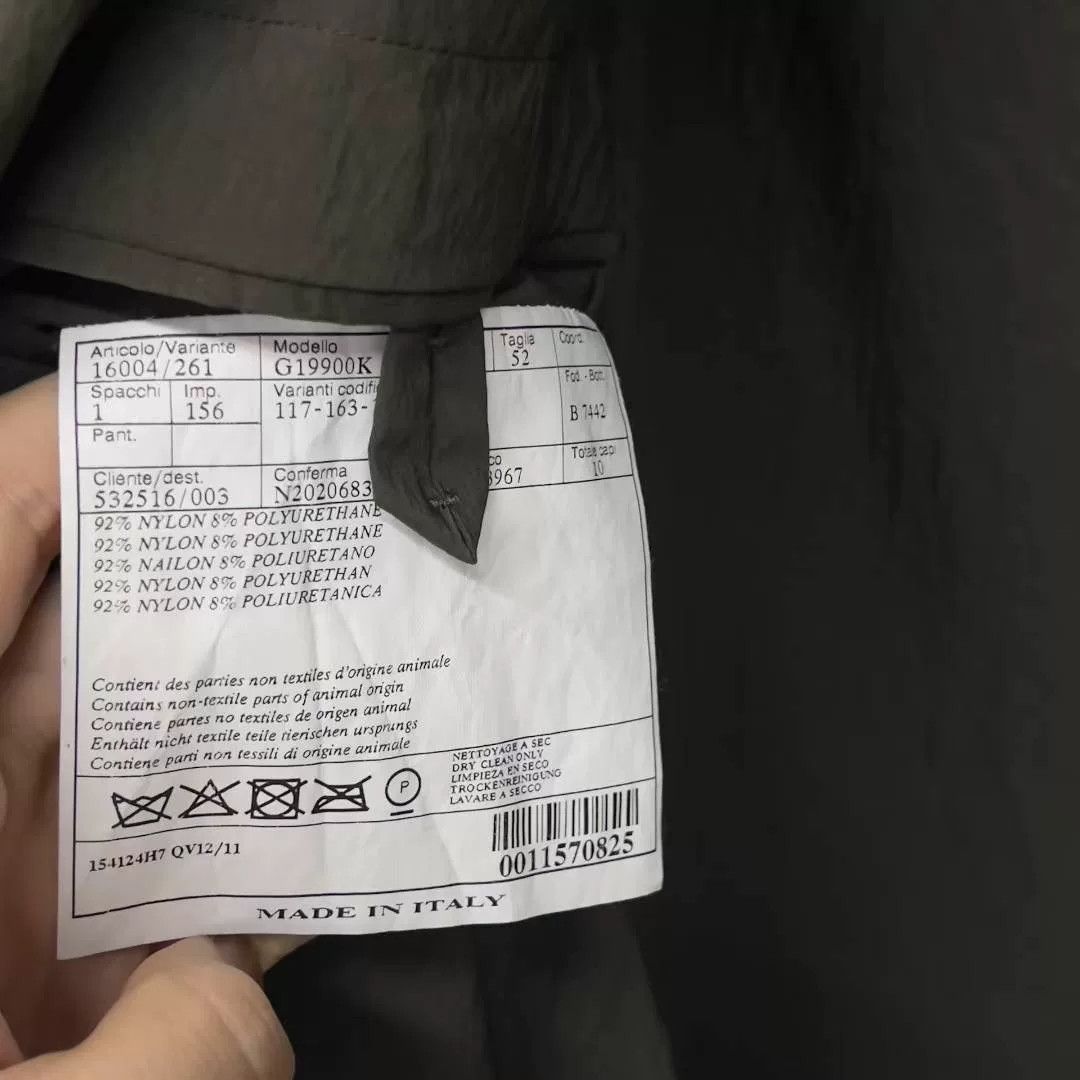 Hermes Hermes Tech Fabric Olive Green Blazer Size US L / EU 52-54 / 3 - 3 Thumbnail