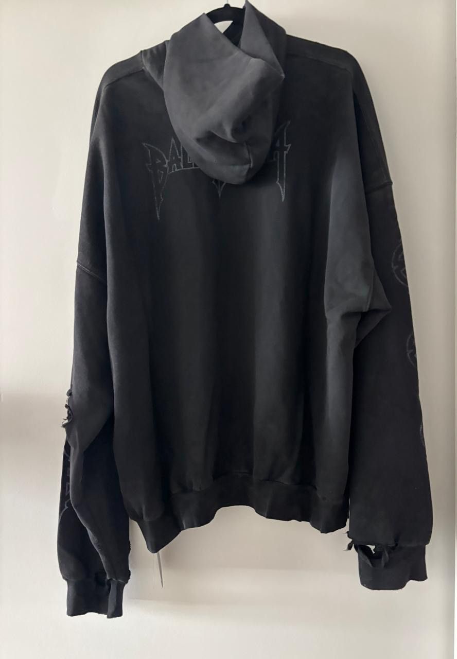 Balenciaga Balenciaga Paris Moon hoodie large fit Size US XL / EU 56 / 4 - 4 Thumbnail