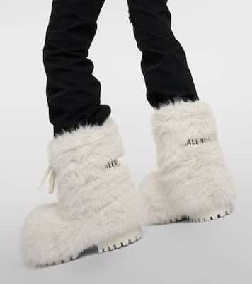 Balenciaga Alaska Mink Faux Fur Low snow boots Size US 6 / EU 39 - 5 Thumbnail