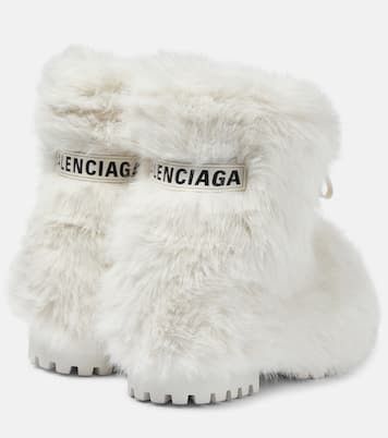 Balenciaga Alaska Mink Faux Fur Low snow boots Size US 6 / EU 39 - 2 Thumbnail
