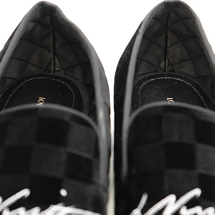 Louis Vuitton Louis Vuitton Louis Vuitton Damier Velour Loafer Canvas Shoes DUTY FREE for USA Size ONE SIZE - 7 Thumbnail