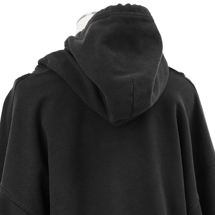 Balenciaga Balenciaga Balenciaga UNIFIT Cotton Hoodie Cotton Sweatshirts & Hoodies DUTY FREE for USA Size ONE SIZE - 20 Thumbnail