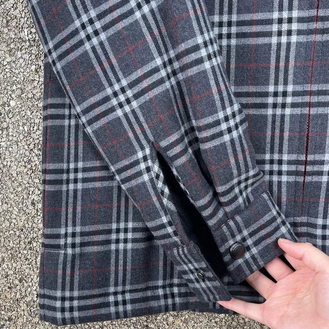 Burberry Burberry Men's Cotton Check Coat Size US XXS / EU 40 - 3 Thumbnail