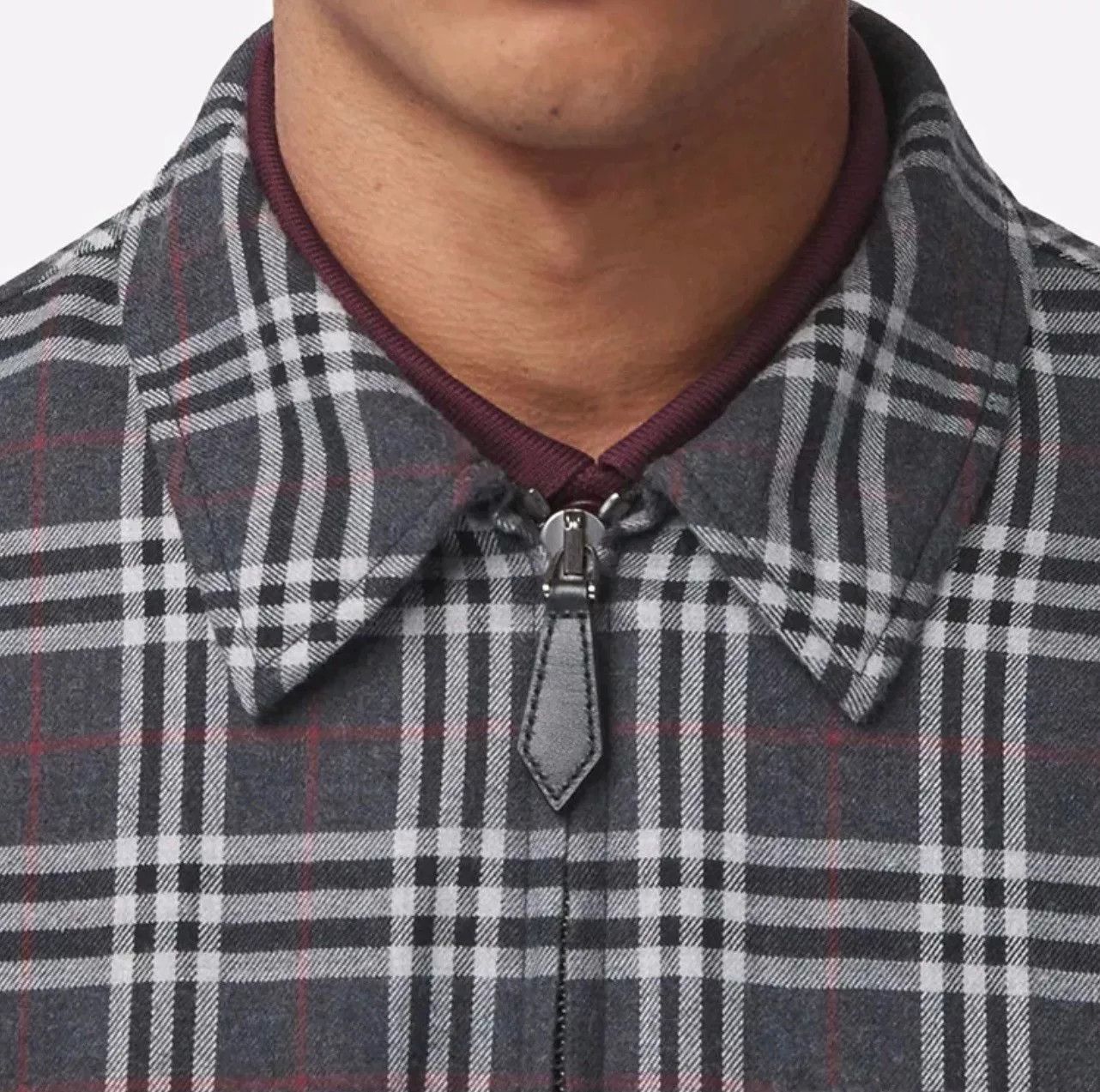 Burberry Burberry Men's Cotton Check Coat Size US XXS / EU 40 - 7 Thumbnail