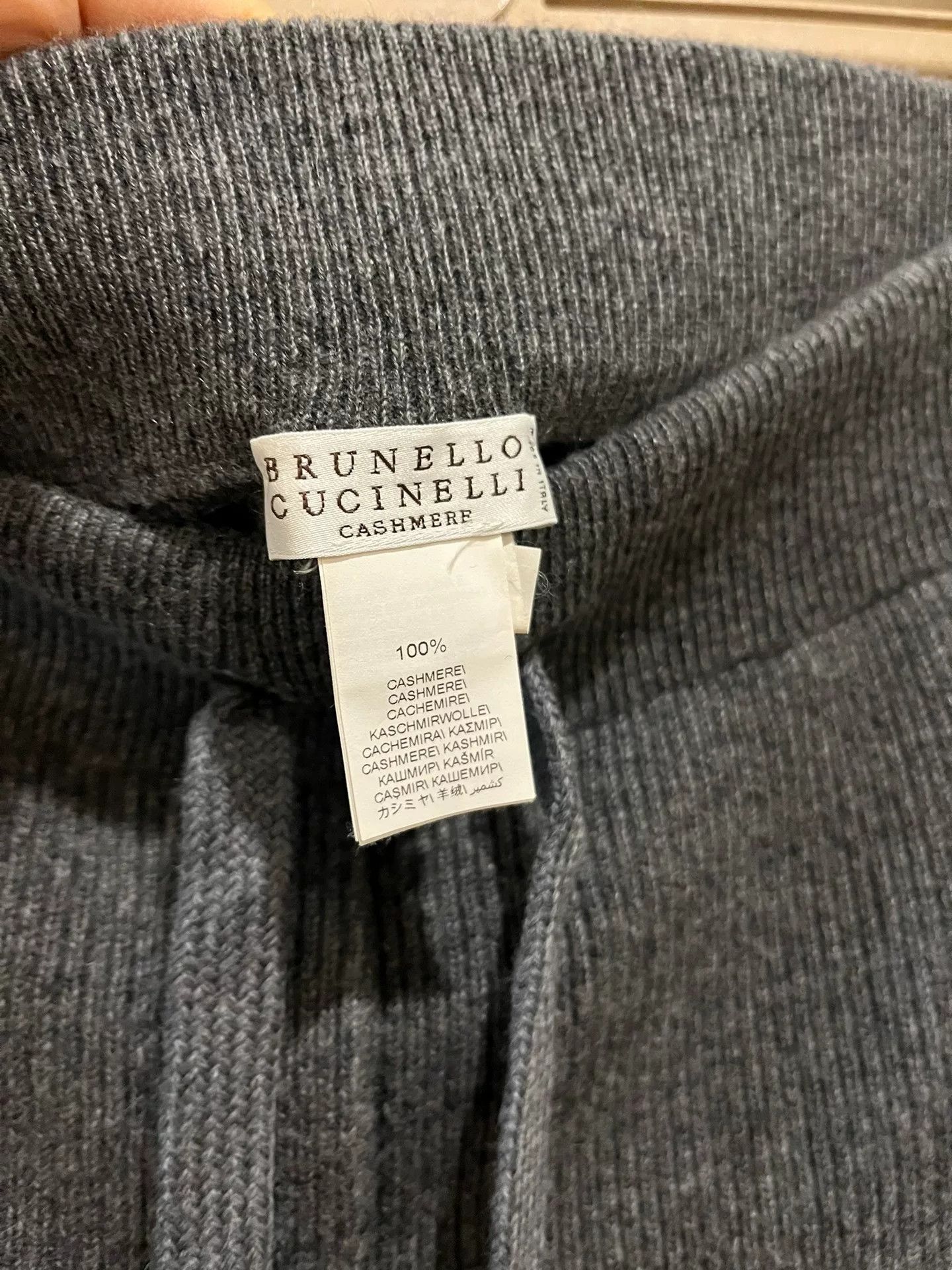 Brunello Cucinelli Brunello Cucinelli Cashmere Wide-Leg Pants Size US 35 - 2 Thumbnail
