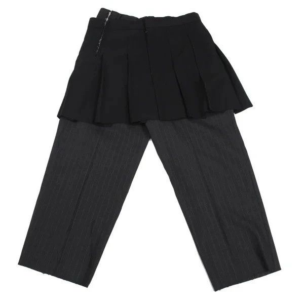 Comme des Garcons COMME des GARCONS 2004AW Striped Fake Pants Size US 26 / EU 42 - 3 Thumbnail