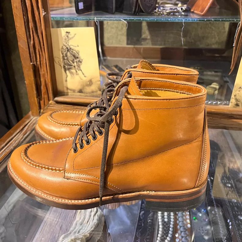 RRL Ralph Lauren RRL Double RL Leather Work Boots Size US 9.5 / EU 42-43 - 3 Thumbnail