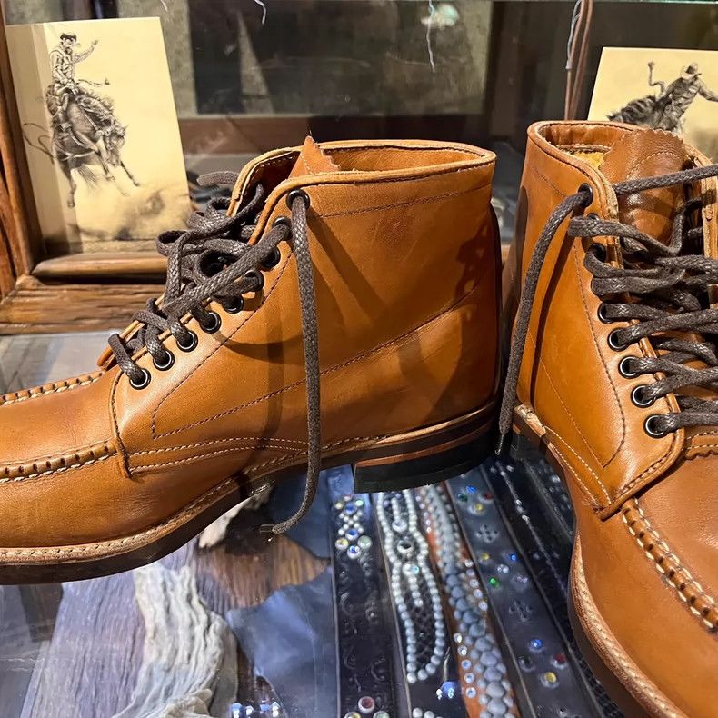 RRL Ralph Lauren RRL Double RL Leather Work Boots Size US 9.5 / EU 42-43 - 9 Thumbnail