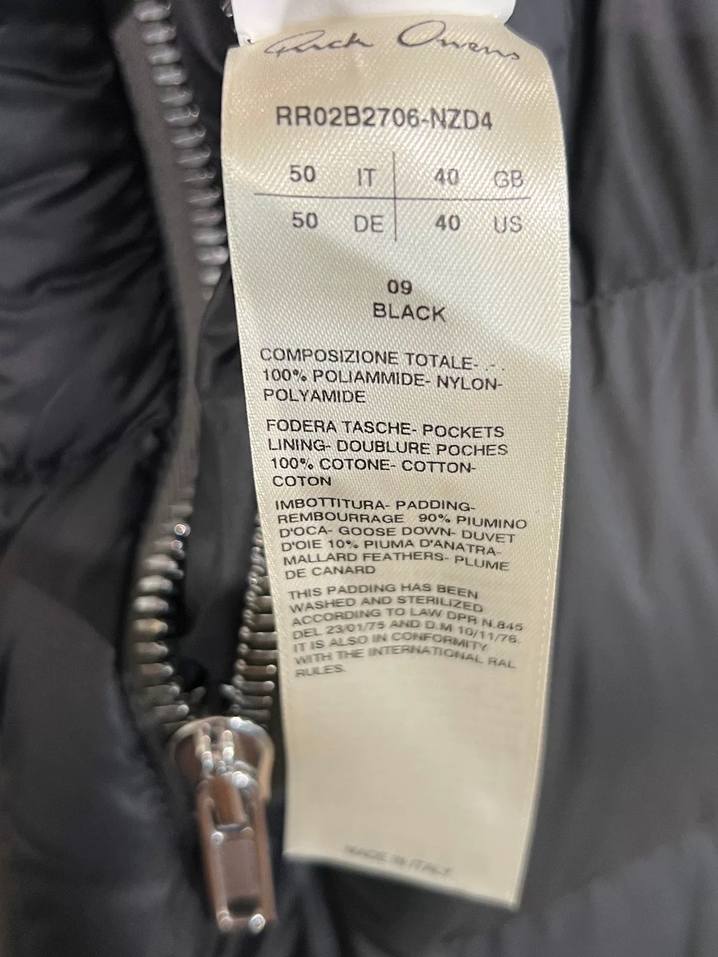 Rick Owens Rick Owens Shark Head Down Vest Size US XXL / EU 58 / 5 - 6 Thumbnail